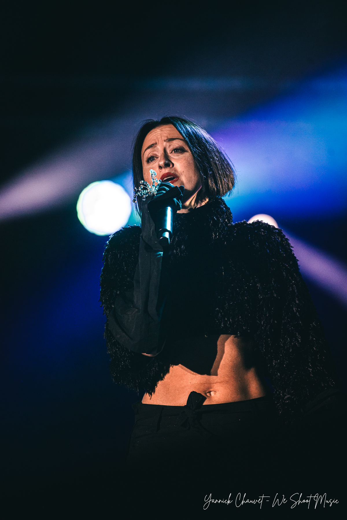 Natalia Przybysz performing during Inside Seaside 2025, Gdansk