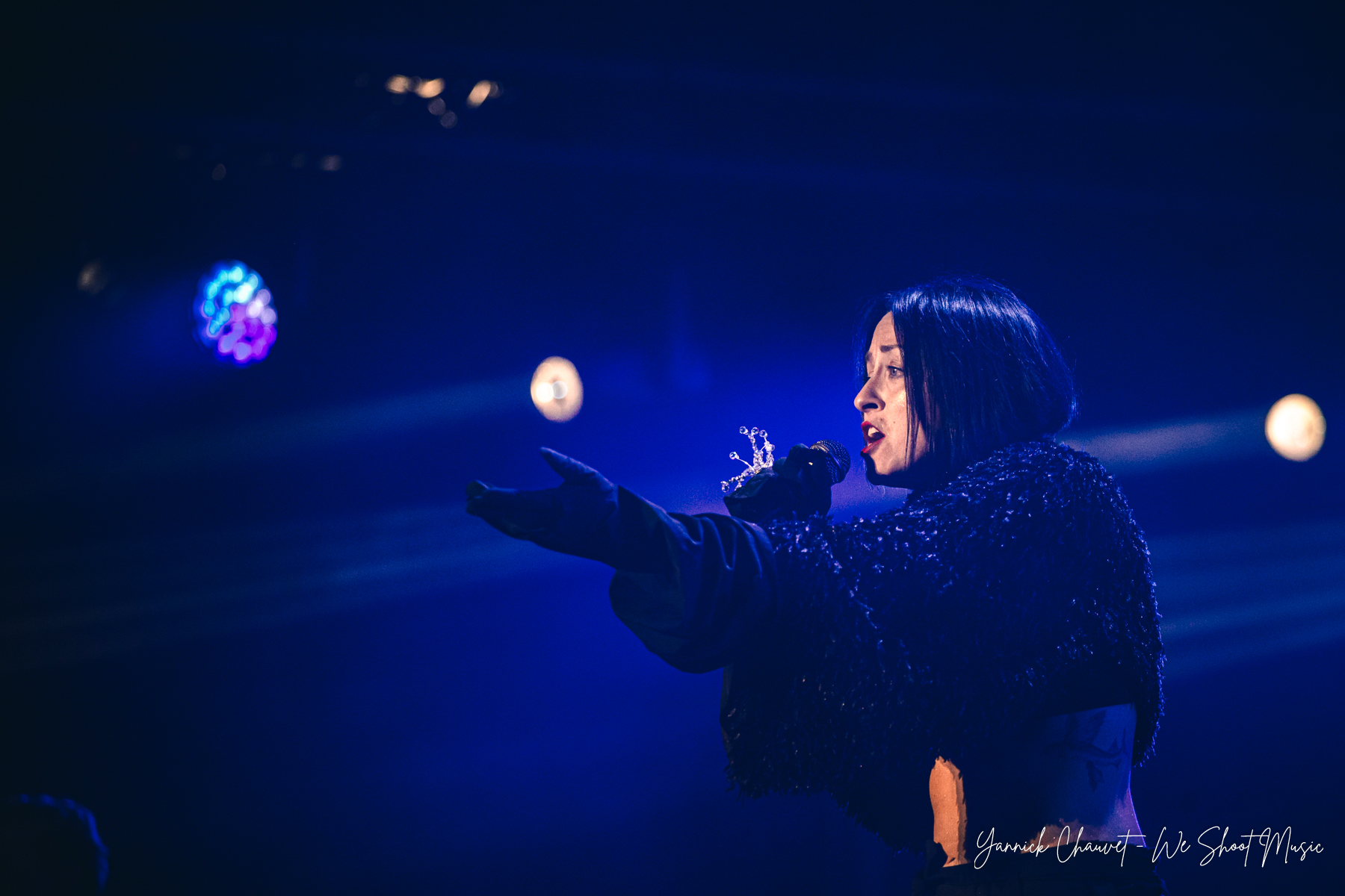 Natalia Przybysz performing during Inside Seaside 2025, Gdansk