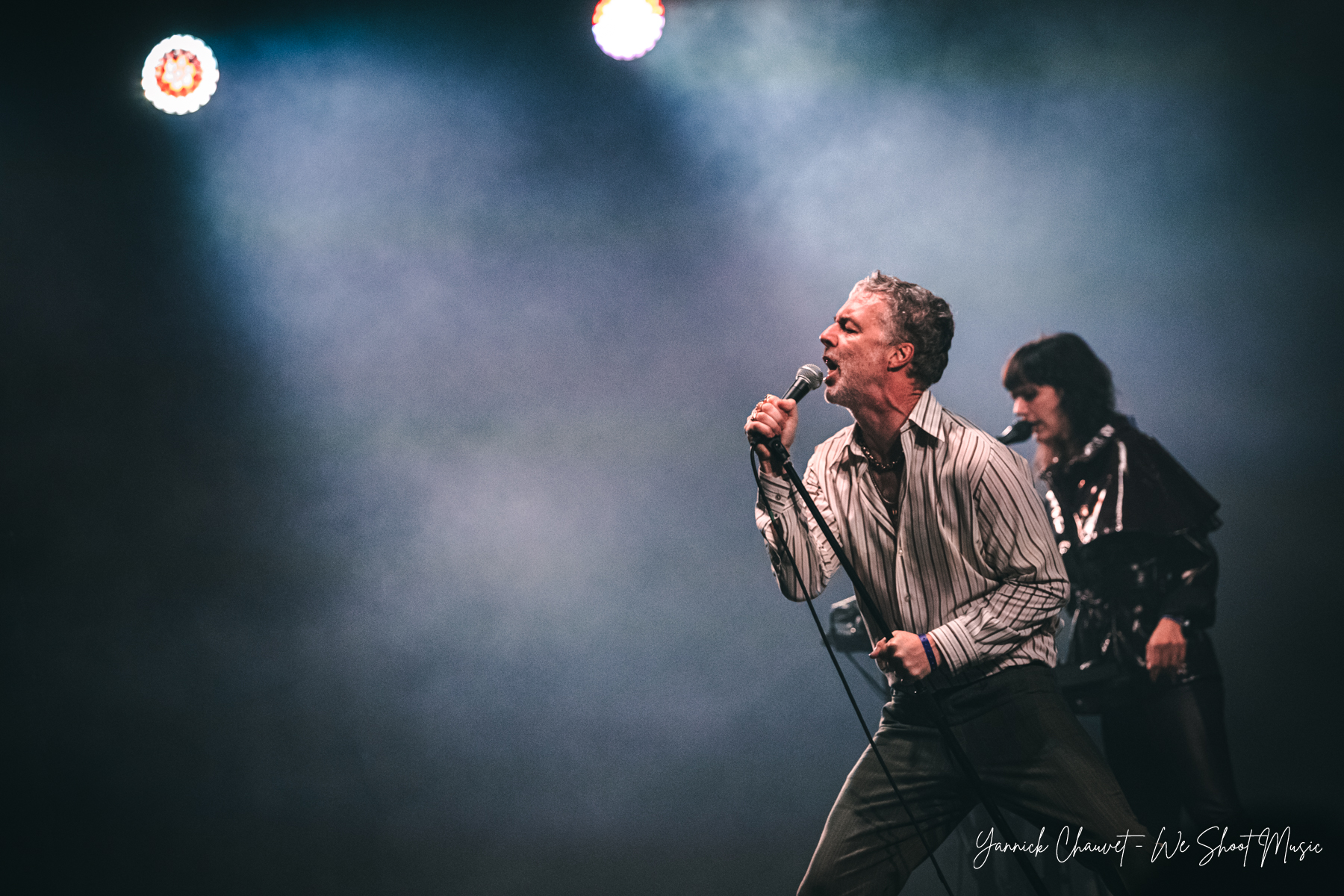 Baxter Dury performing during Inside Seaside 2025, Gdansk