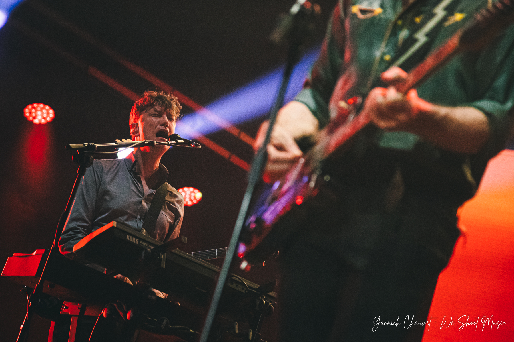 Franz Ferdinand performing during Inside Seaside 2025, Gdansk
