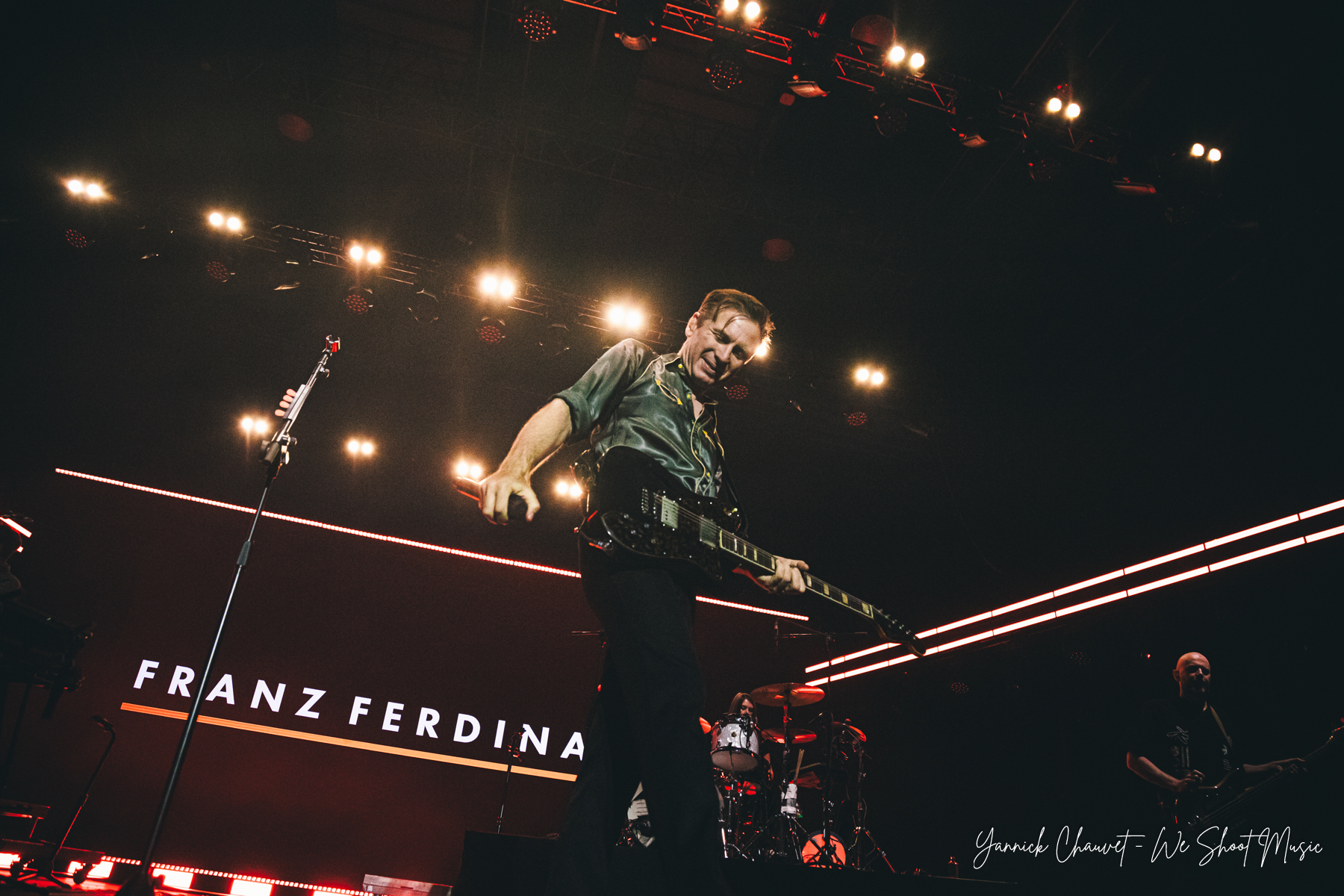 Franz Ferdinand performing during Inside Seaside 2025, Gdansk