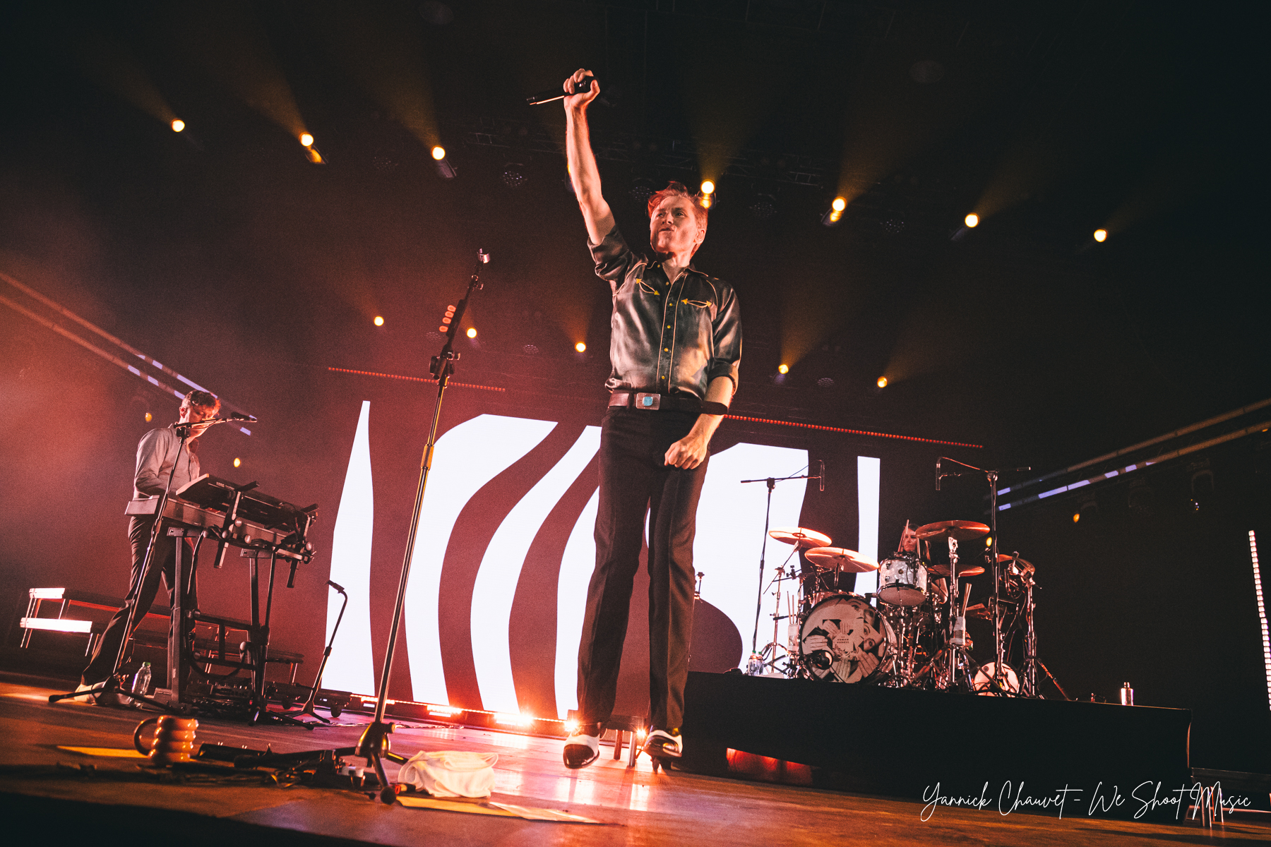 Franz Ferdinand performing during Inside Seaside 2025, Gdansk