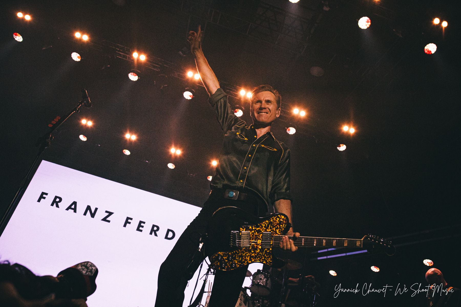 Franz Ferdinand performing during Inside Seaside 2025, Gdansk