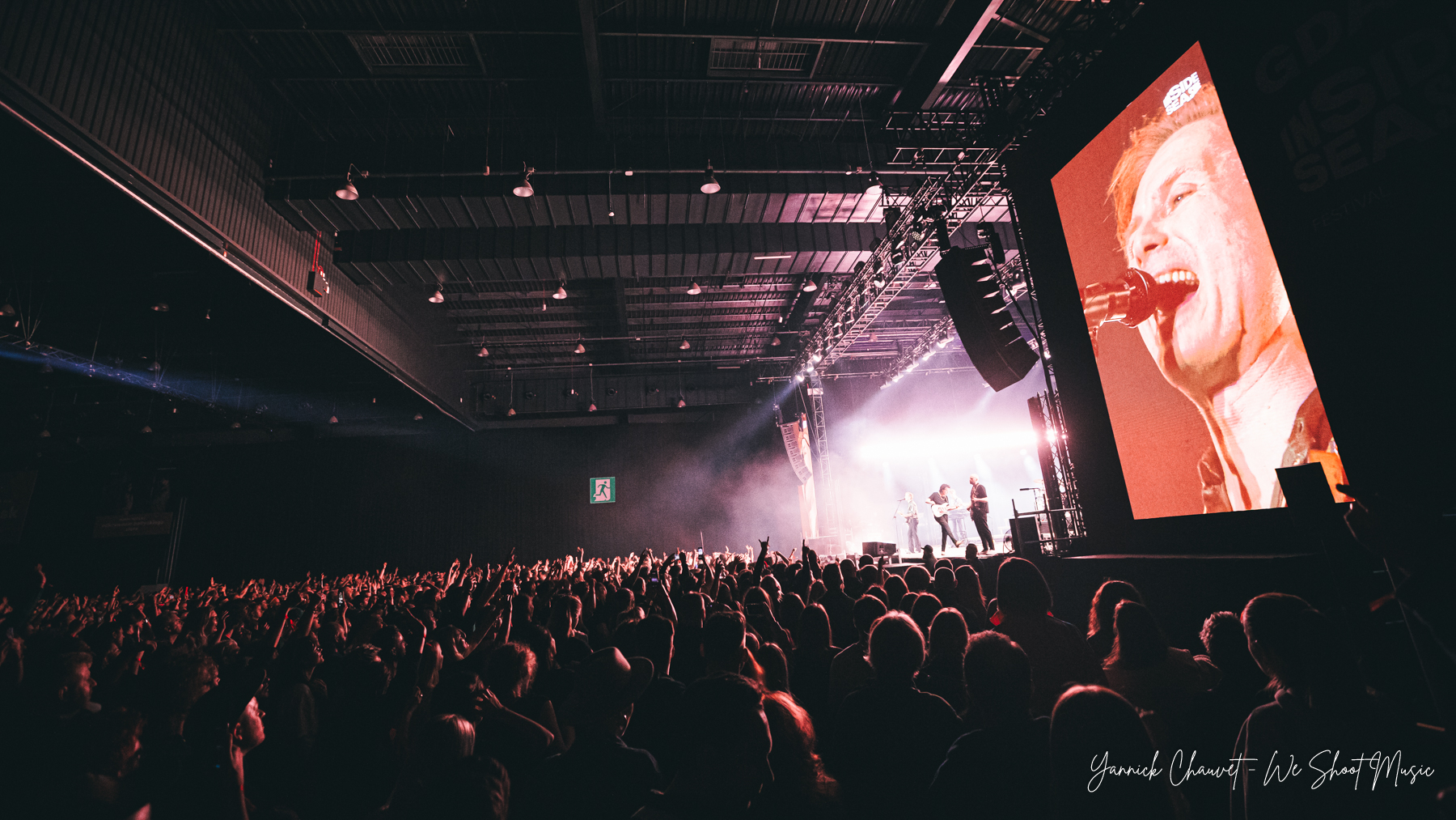 Franz Ferdinand performing during Inside Seaside 2025, Gdansk