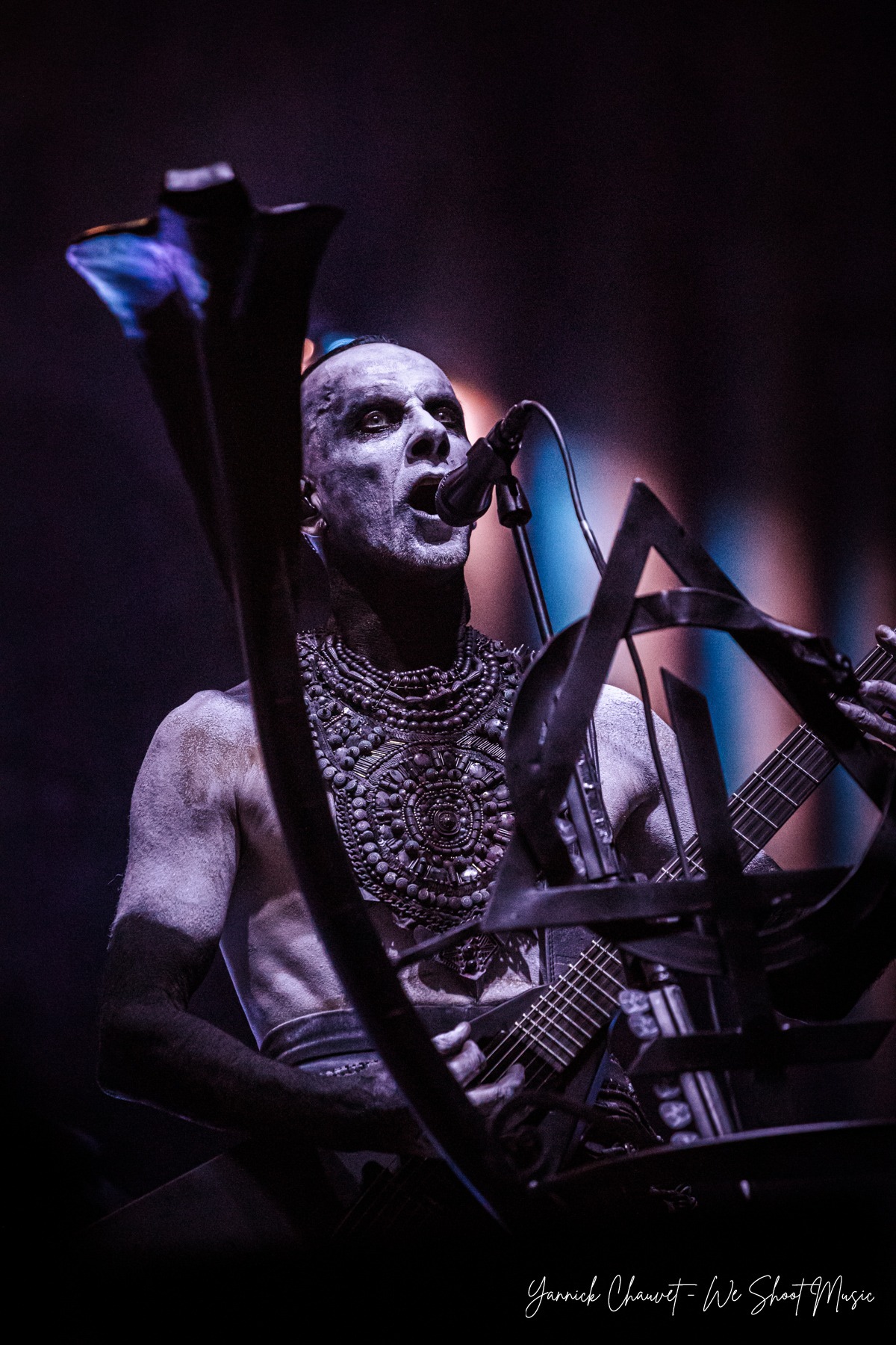 Behemoth performing live during Mystic Festival 2026 in Gdańsk.