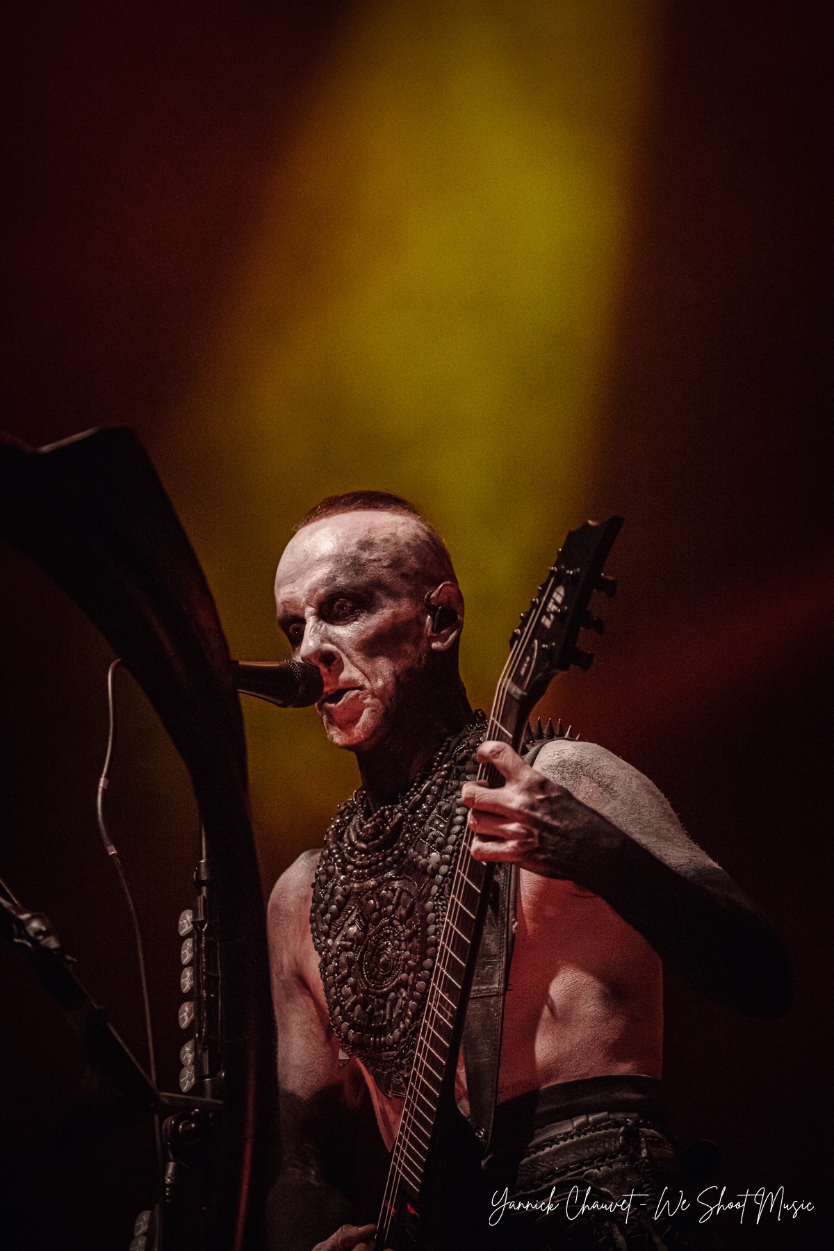Behemoth performing live during Mystic Festival 2026 in Gdańsk.