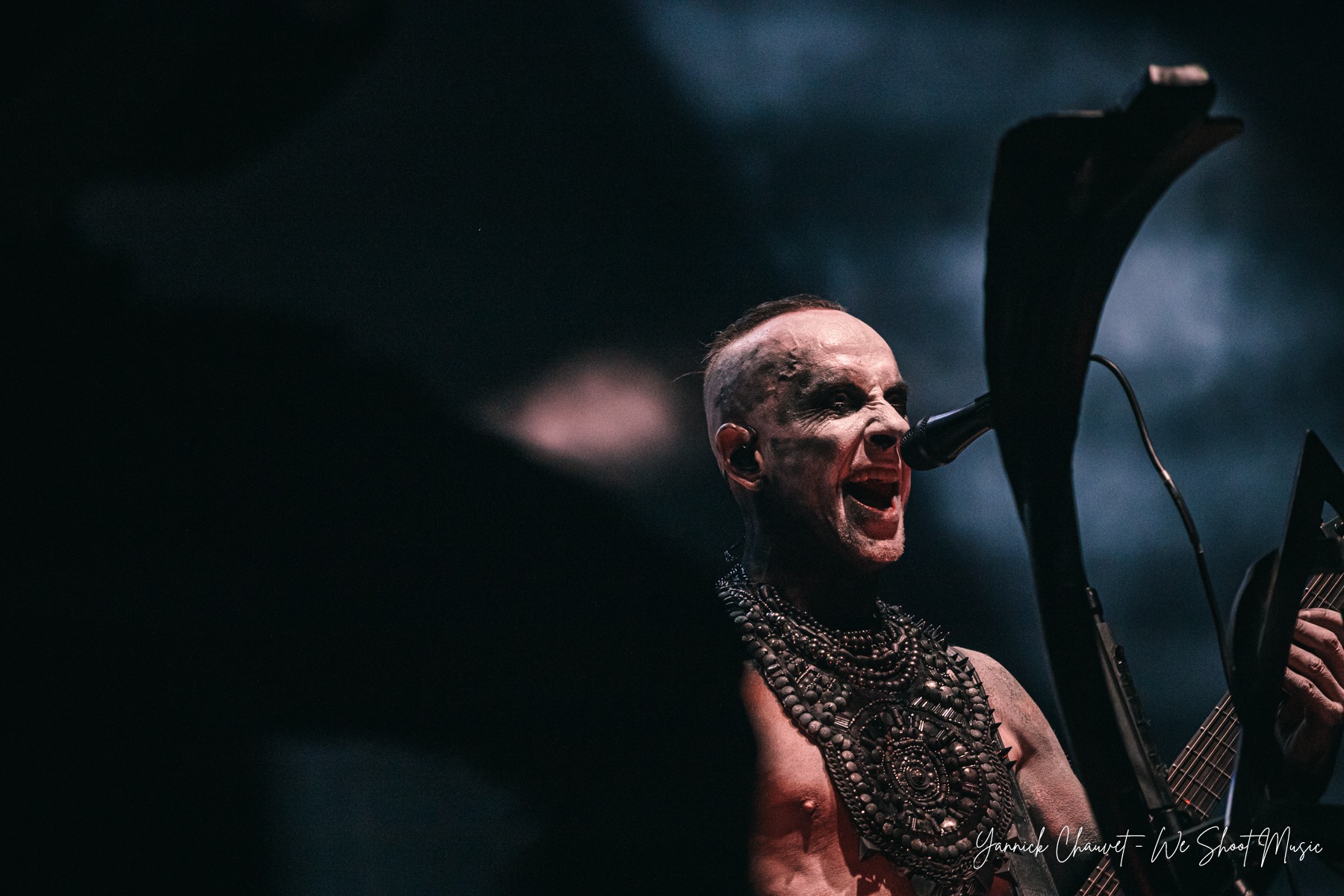 Behemoth performing live during Mystic Festival 2026 in Gdańsk.