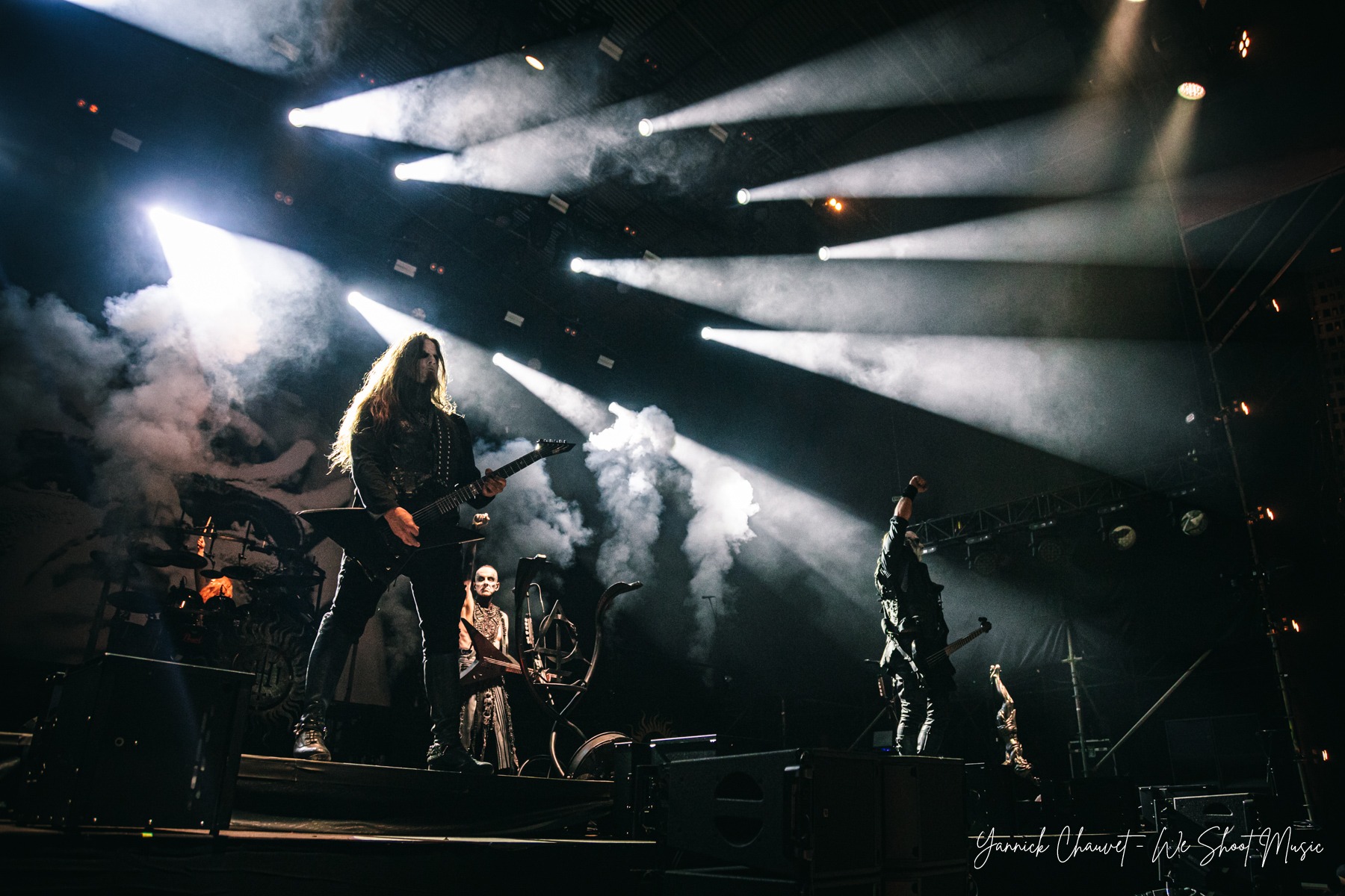 Behemoth performing live during Mystic Festival 2026 in Gdańsk.