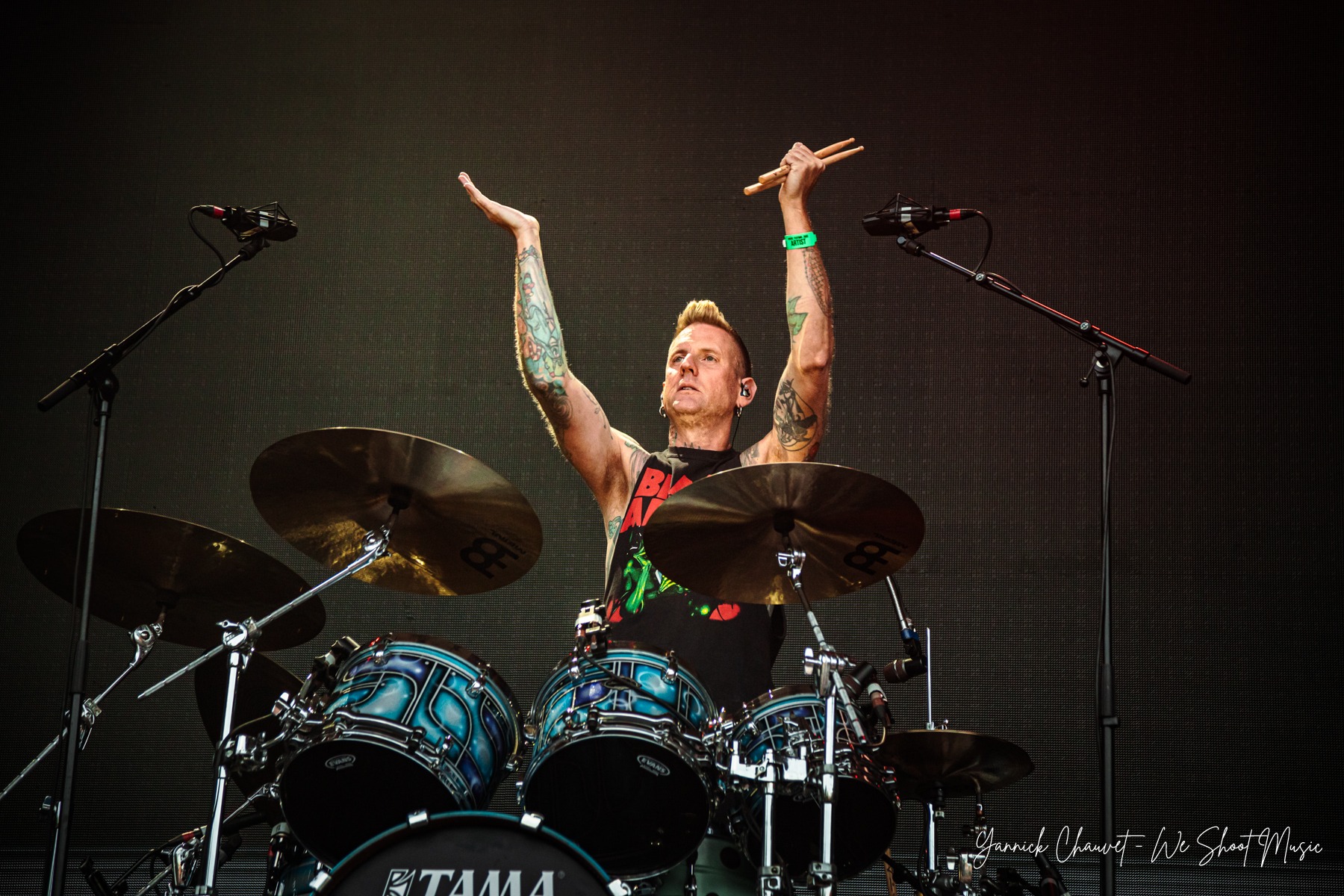 Mastodon performing live during Mystic Festival 2026 in Gdańsk.
