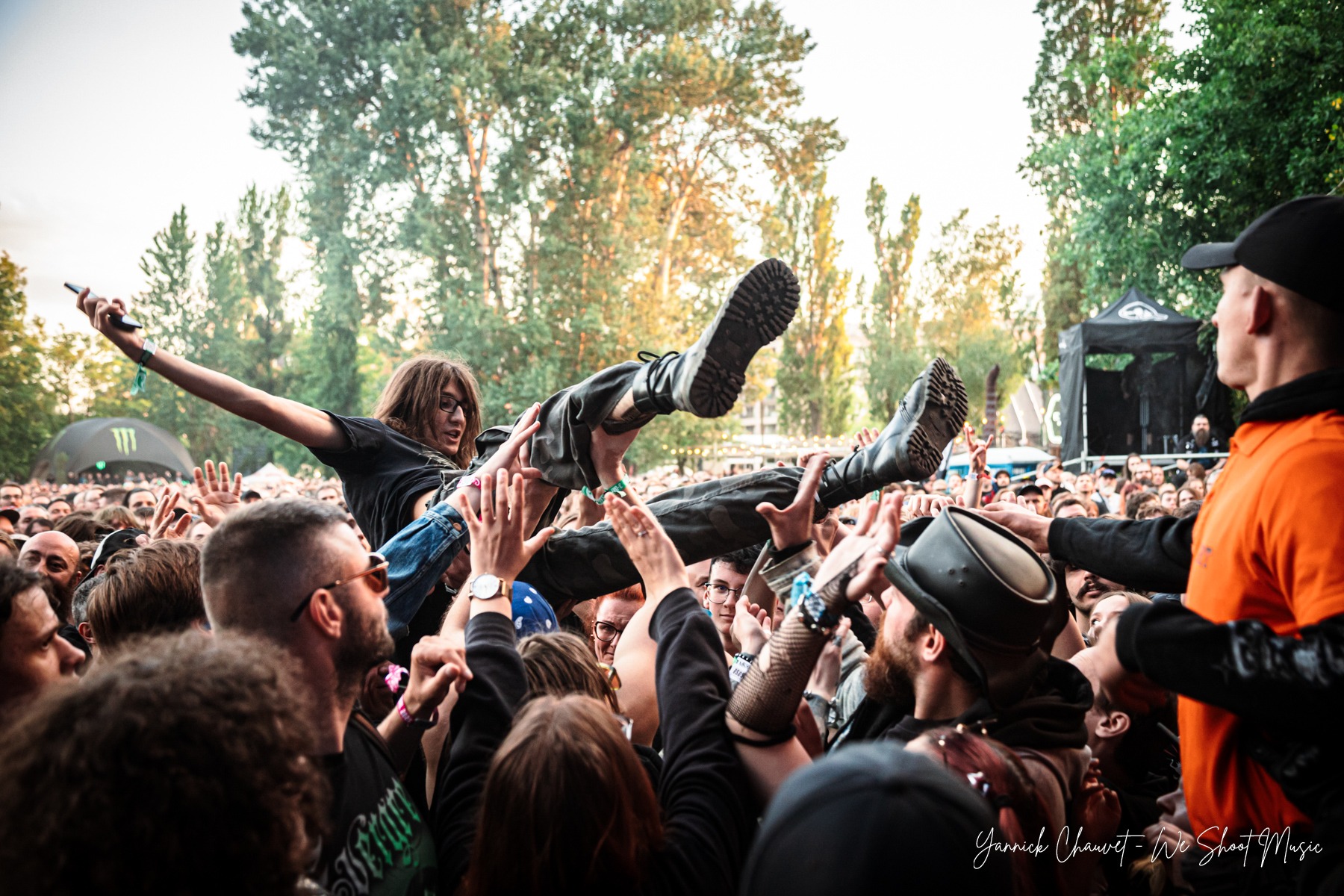 Festival fans enjoying Mystic Festival 2026 in Gdańsk.