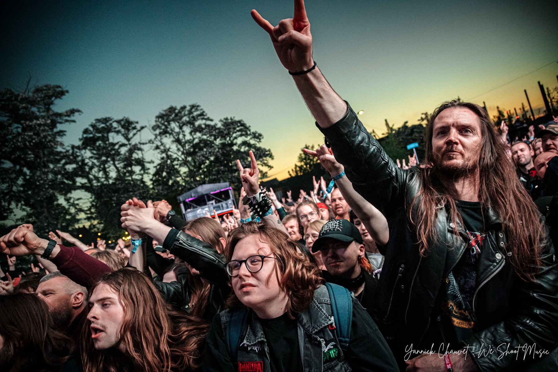 Saxon performing live during Mystic Festival 2026 in Gdańsk.