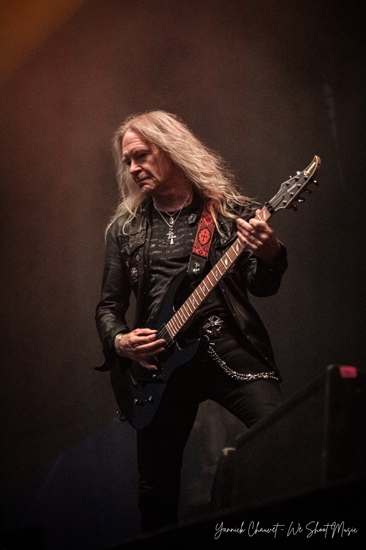 Saxon performing live during Mystic Festival 2026 in Gdańsk.
