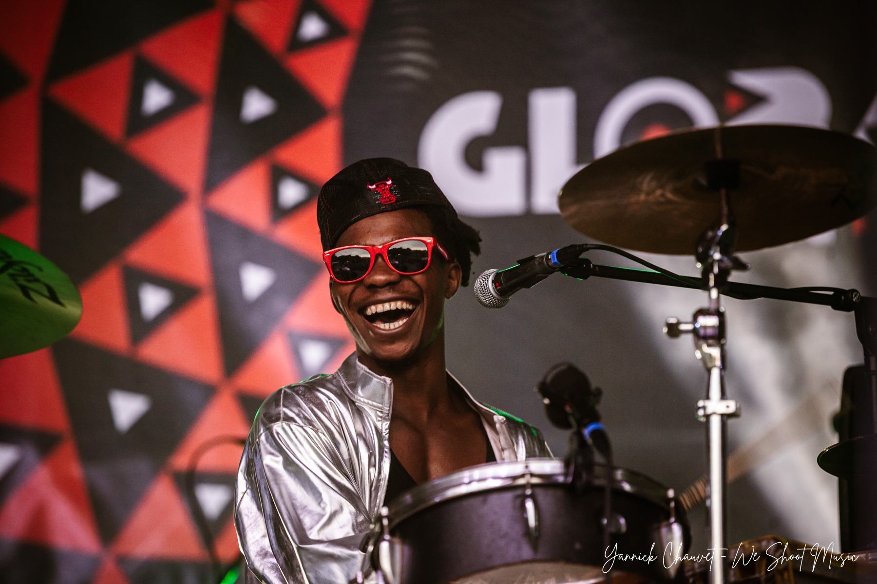 Kin'Gongolo Kiniata performing live during Globaltica Festival 2026.