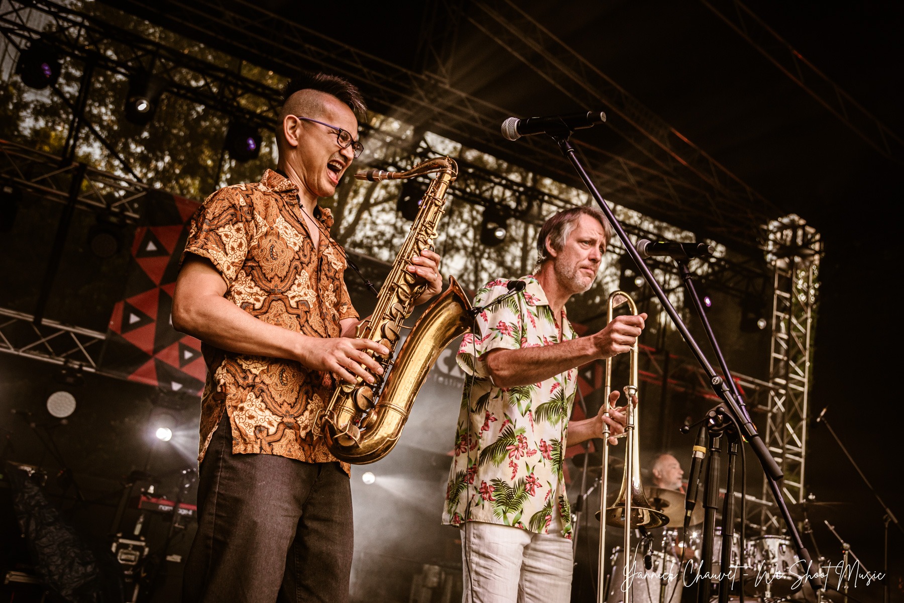 Kobo Town performing live during Globaltica Festival 2026.