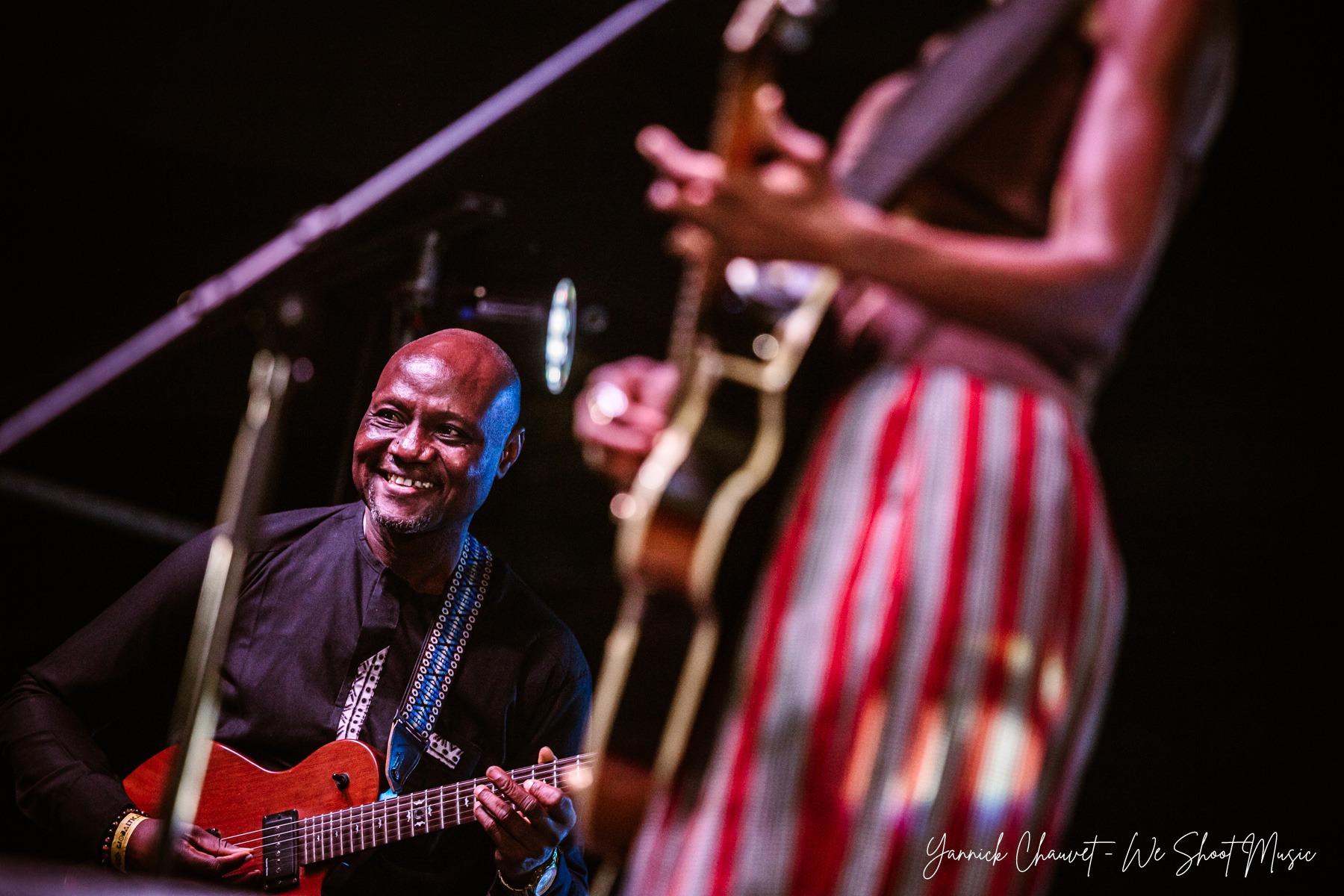 Rokia Traoré performing live on stage during Globaltica Festival 2026