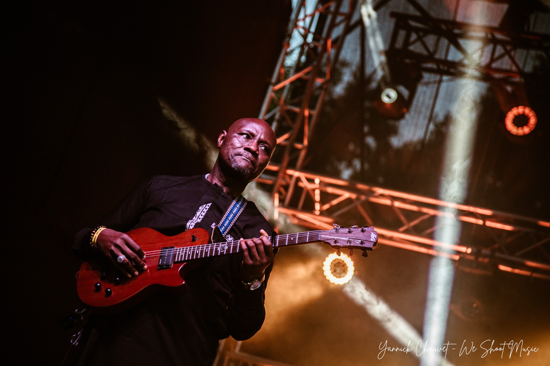 Rokia Traoré performing live on stage during Globaltica Festival 2026