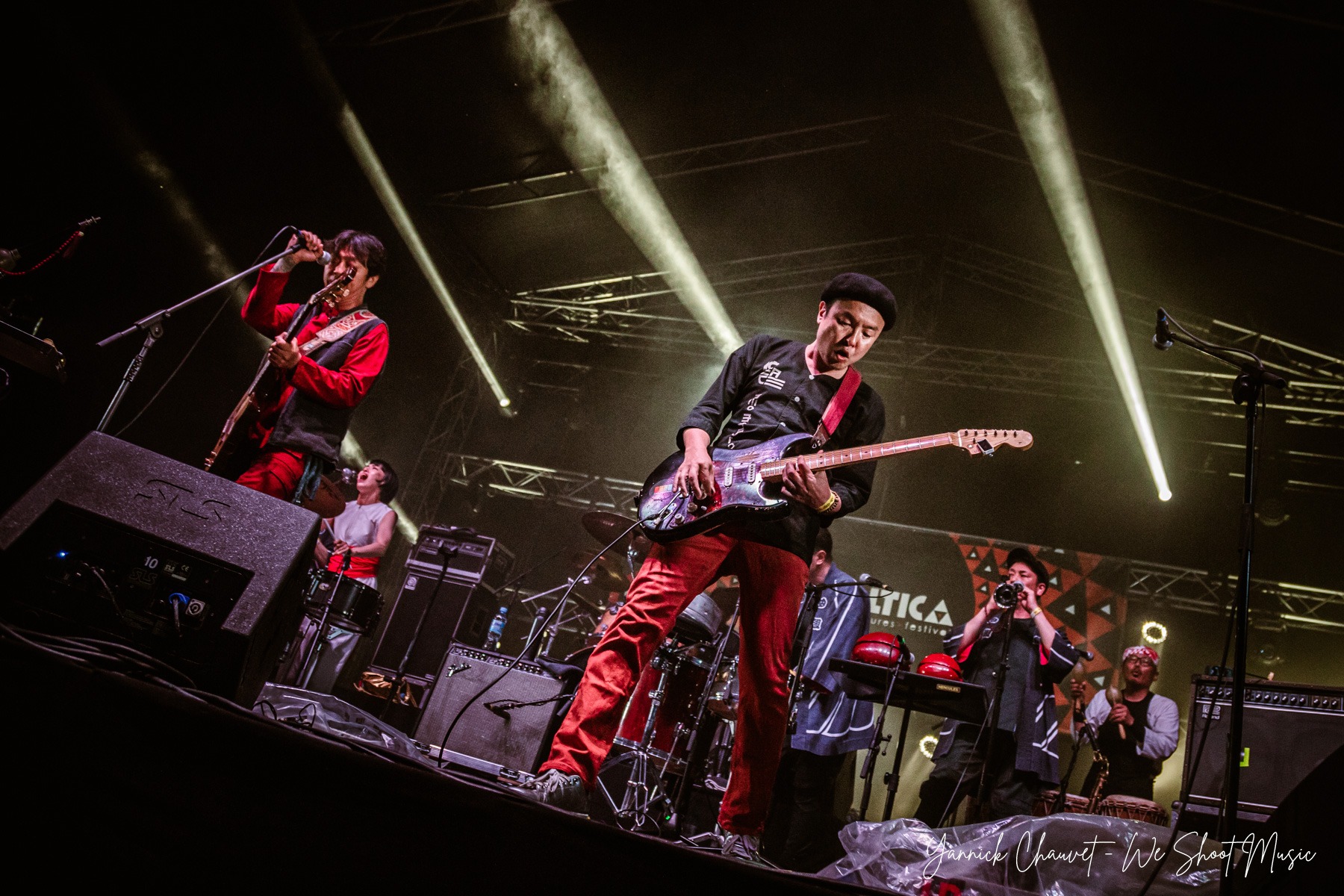 Turtle Island performing live on stage during Globaltica Festival 2026