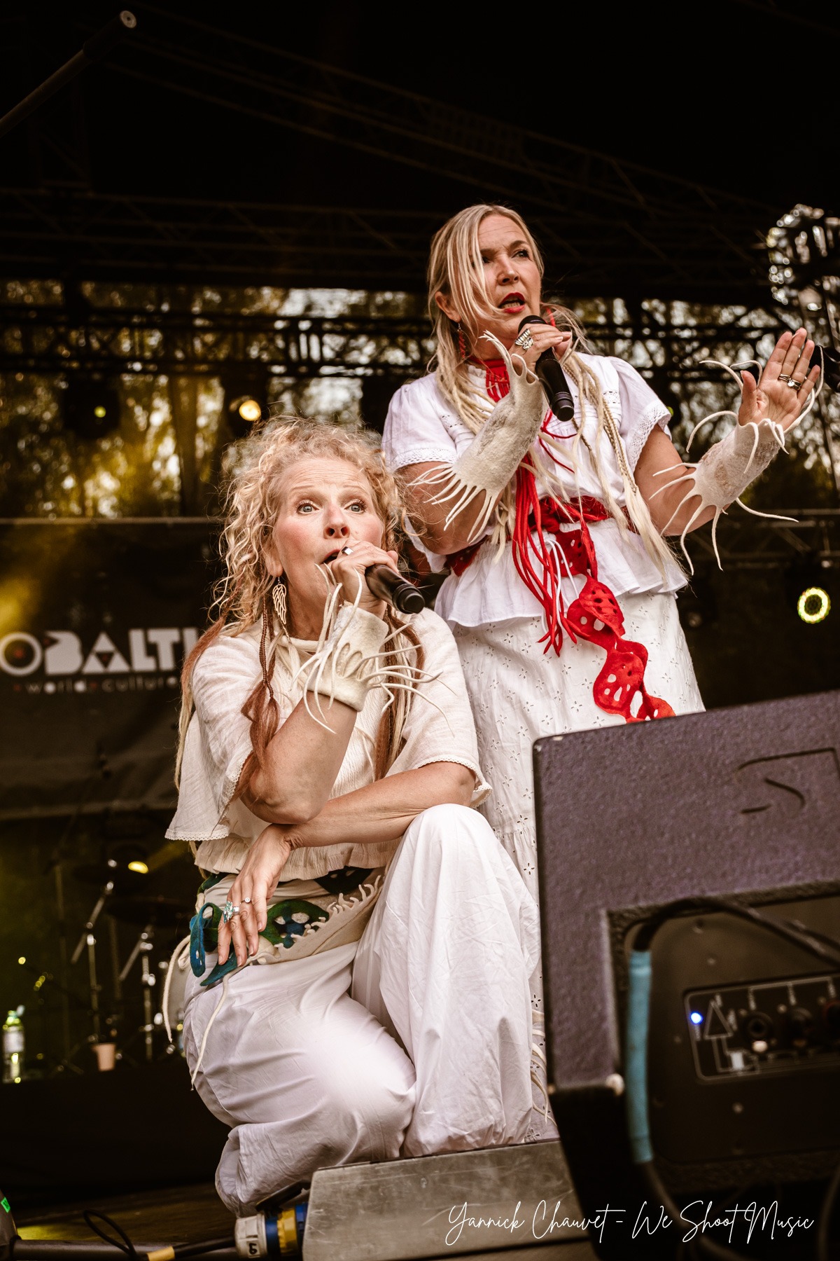 Värttinä performing live on stage during Globaltica Festival 2026