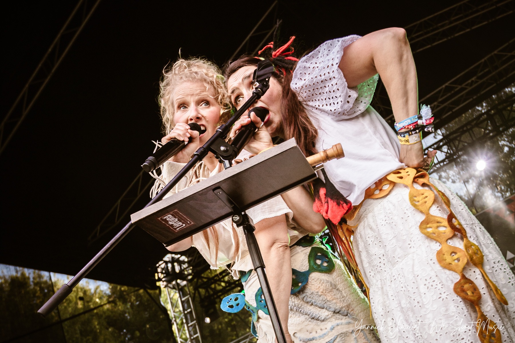 Värttinä performing live on stage during Globaltica Festival 2026