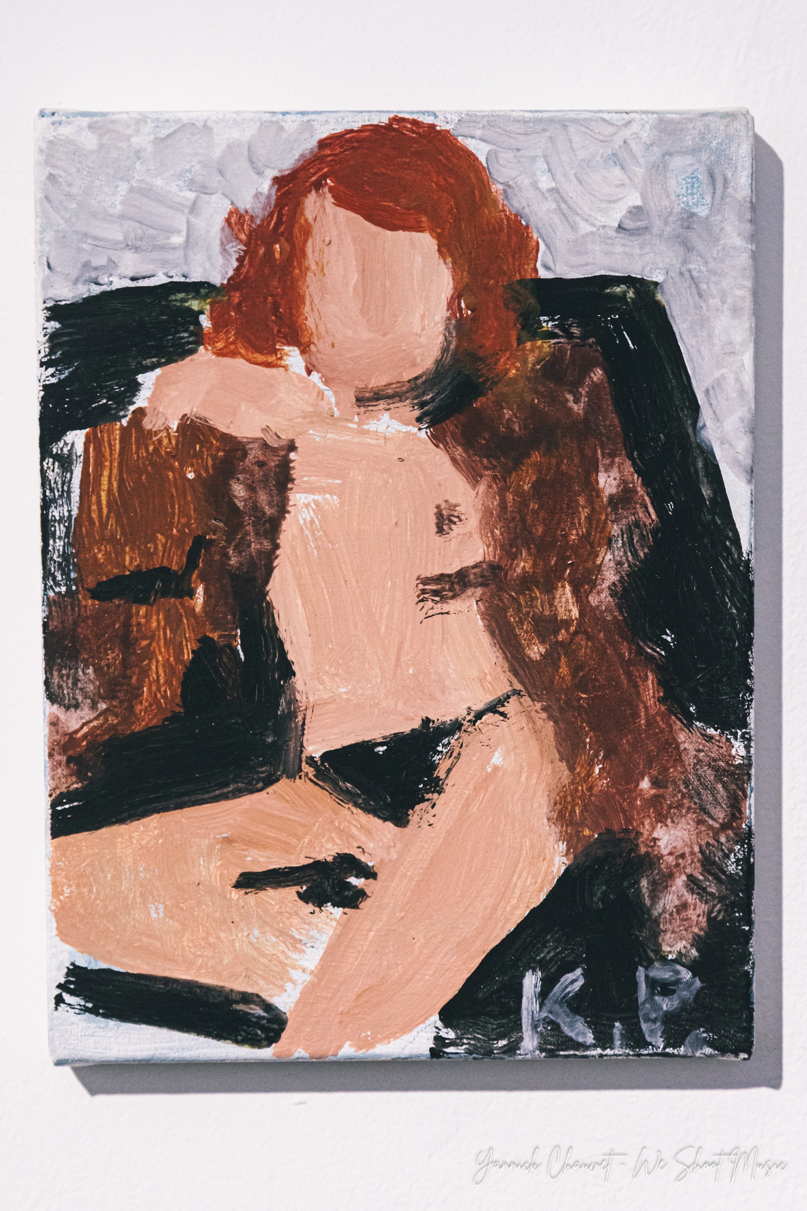 Gallery views of "Summertime Love", an exhibition by Tomasz Kaczyński (@deepgothic) at tuBaza in Gdynia Orłowo, featuring paintings inspired by music, popular culture, sport and everyday life.