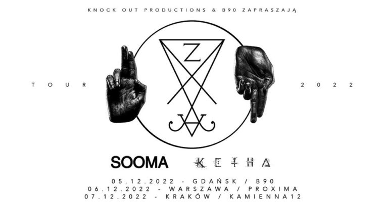 Zeal & Ardor, Sooma & Ketha – 05/12/2022 – B90, Gdańsk