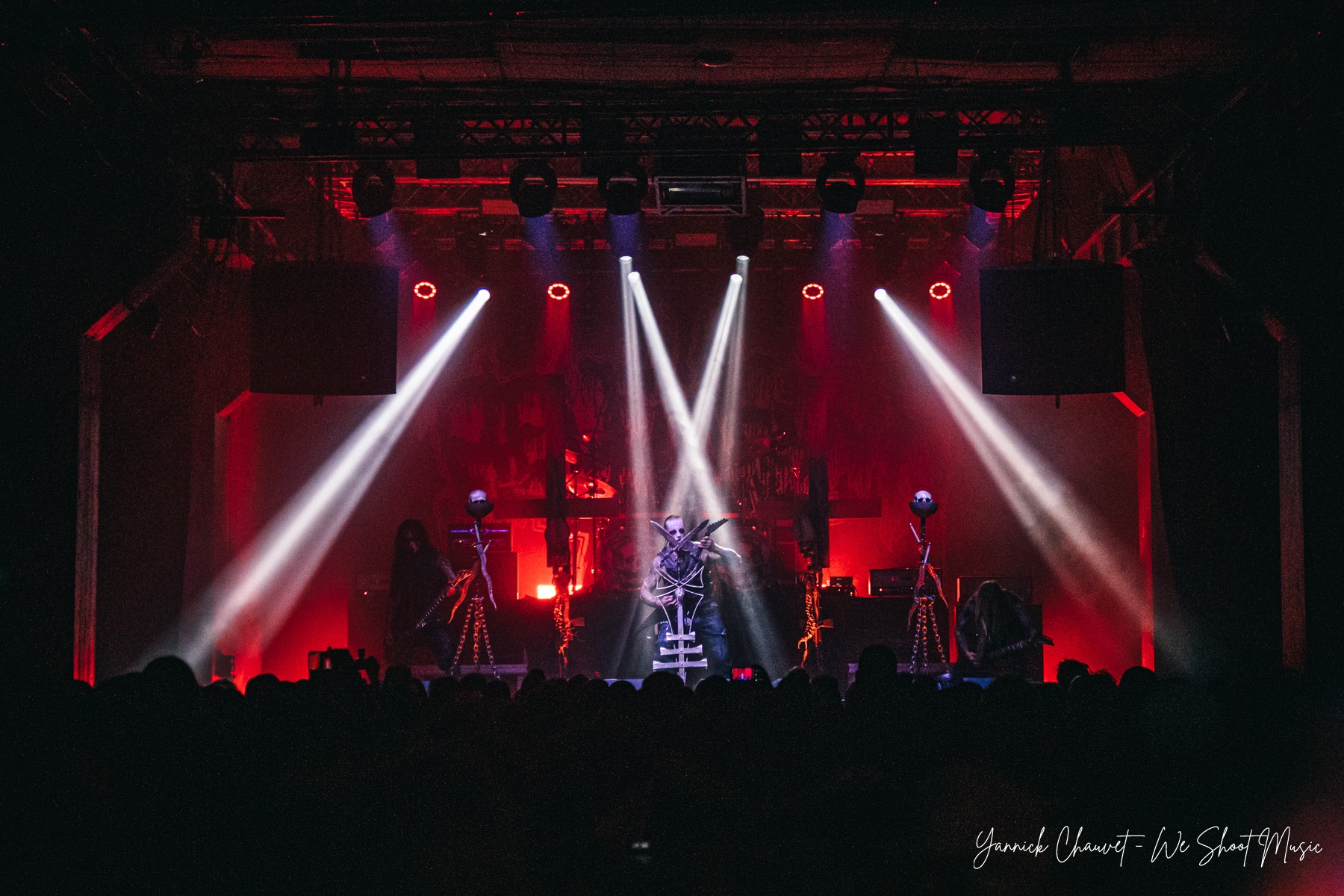 Belphegor performing live on stage during Mystic Festival 2026