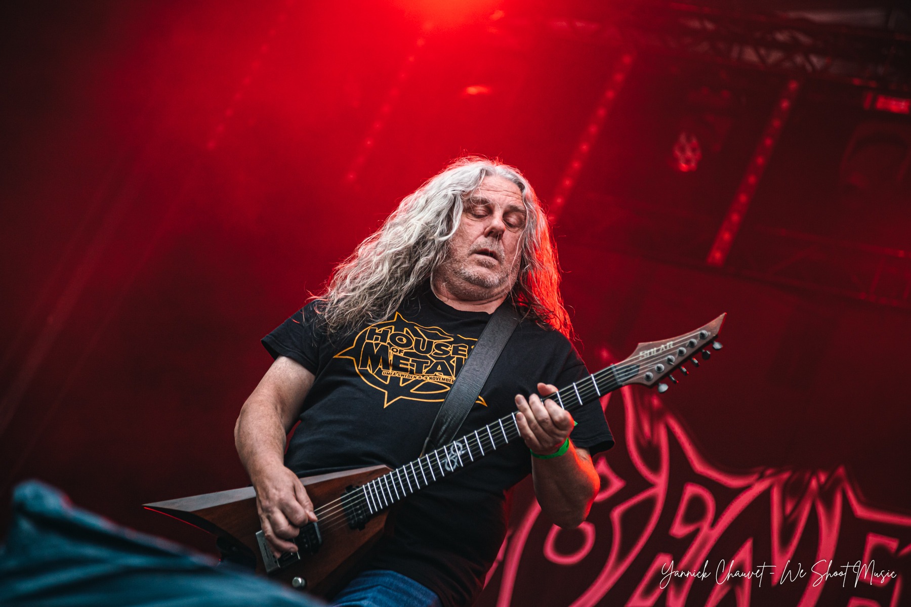 Benediction performing live on stage during Mystic Festival 2026.