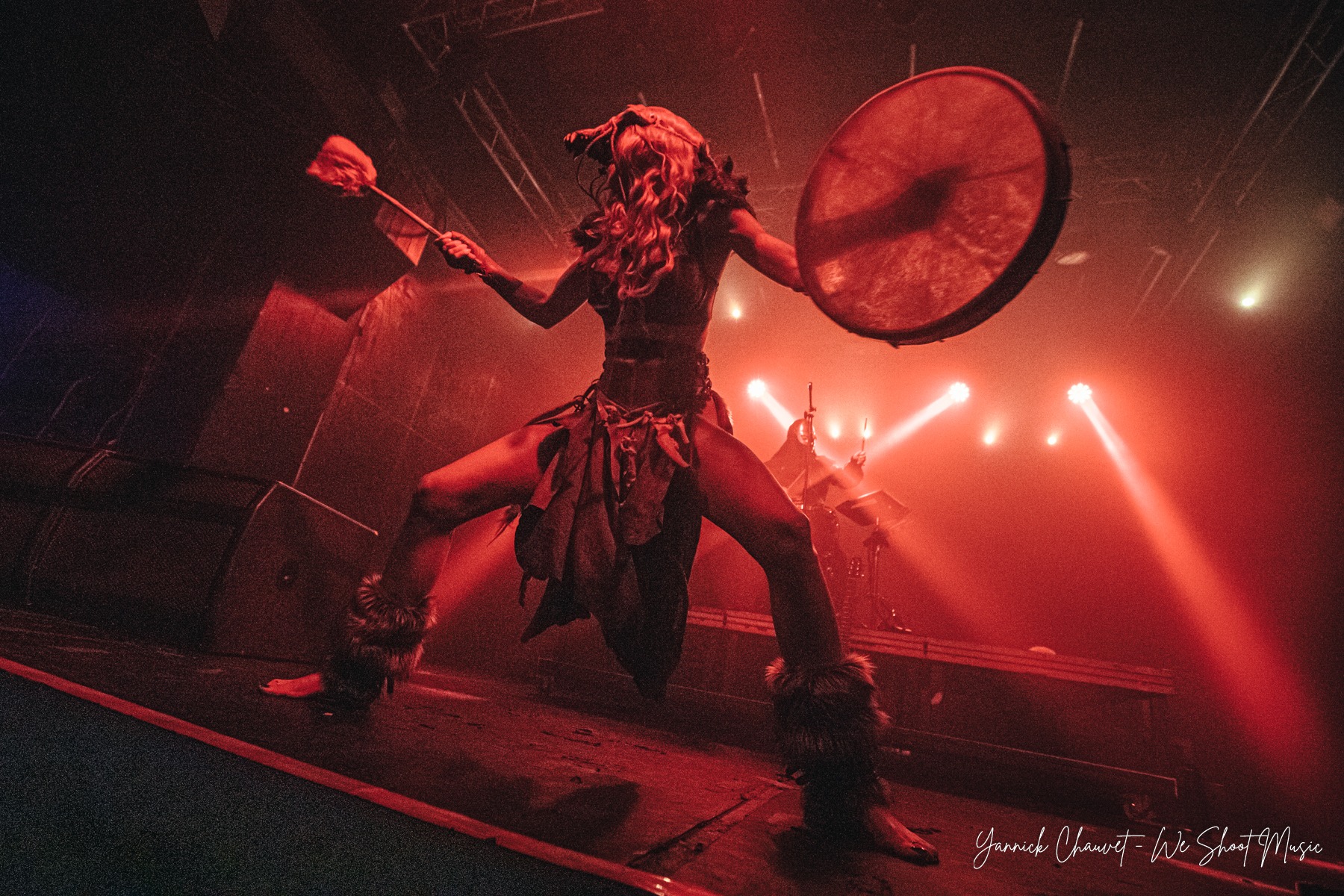 Eihwar performing live on stage during Mystic Festival 2026.