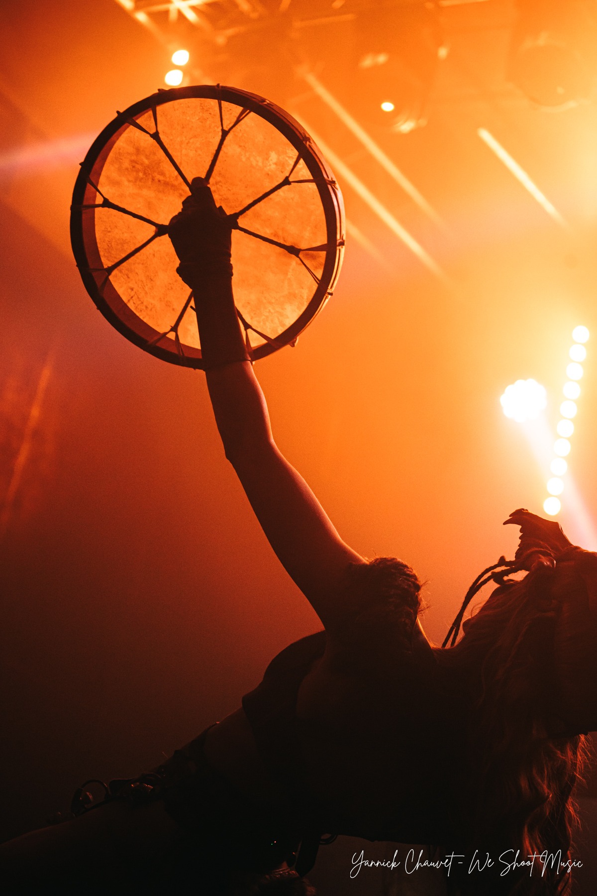 Eihwar performing live on stage during Mystic Festival 2026.