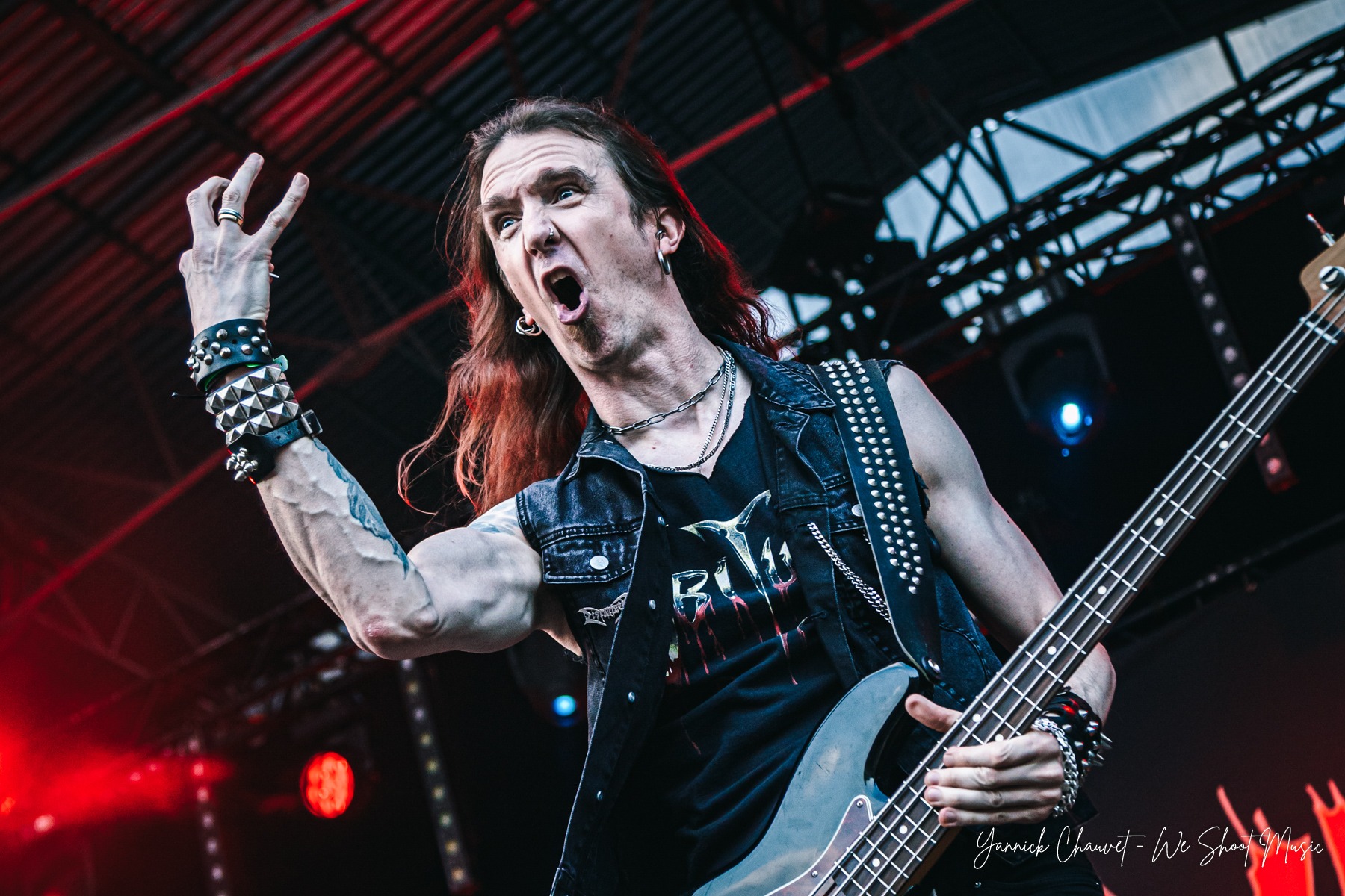 Grave performing live on stage during Mystic Festival 2026 Warm Up Day.