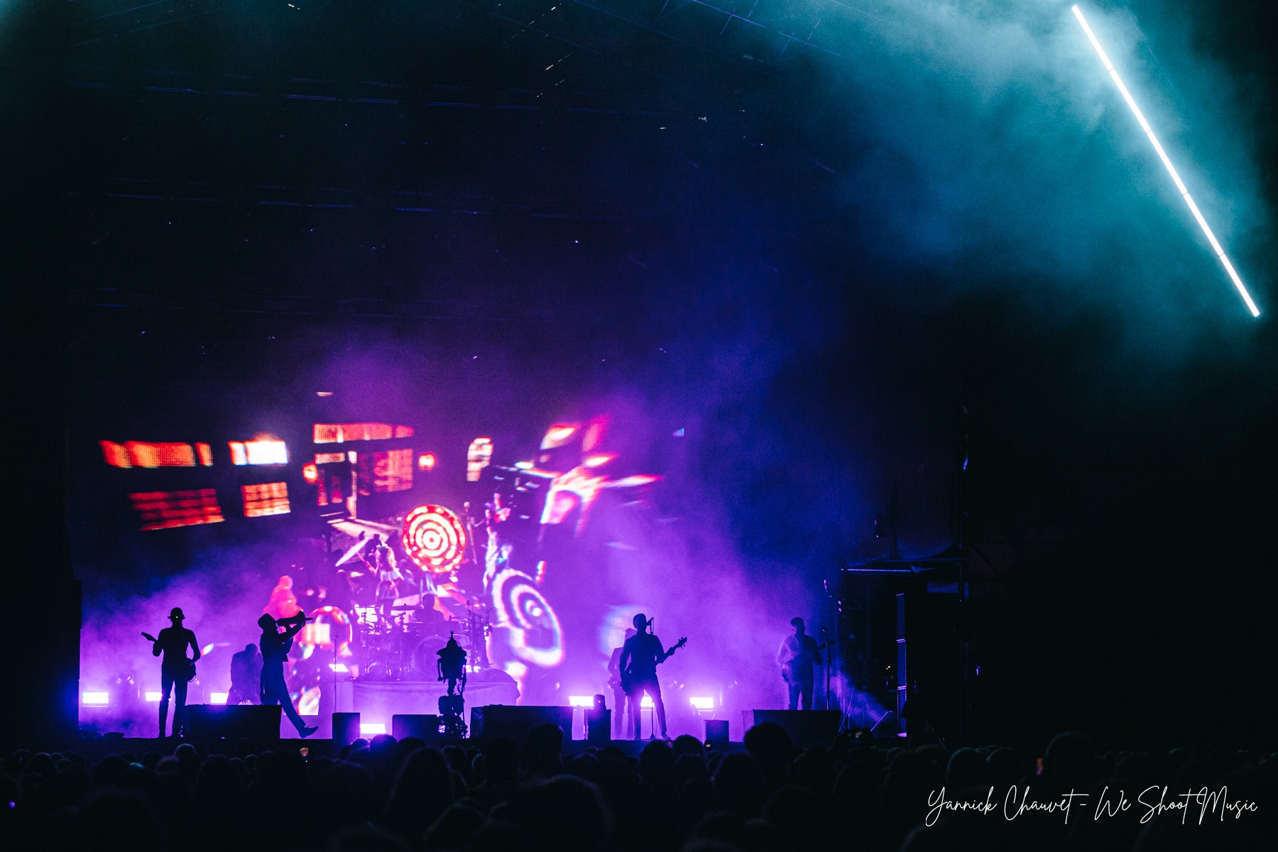 Ice Nine Kills performing live on stage during Mystic Festival 2026 Warm Up Day.