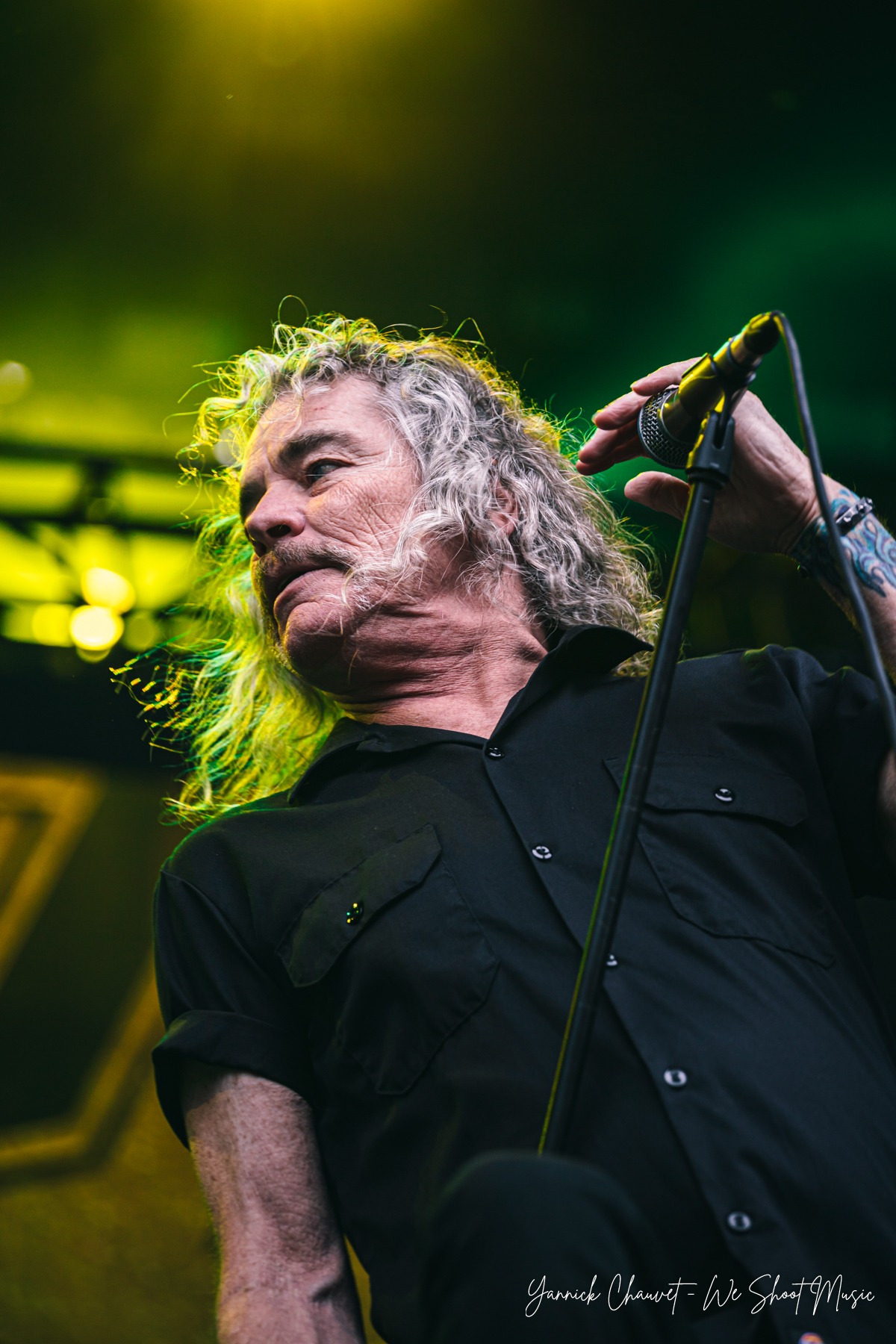 Overkill performing live on stage during Mystic Festival 2026