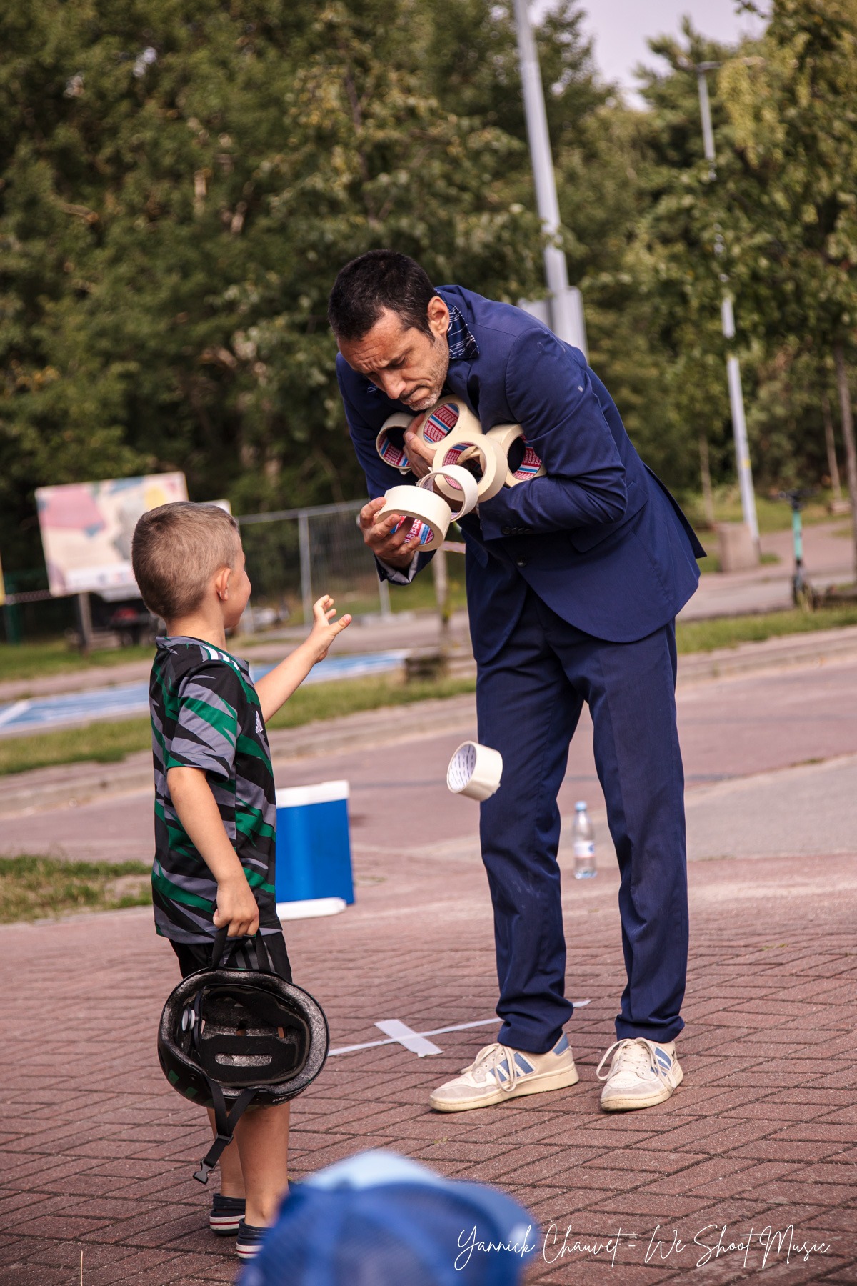 Emiliano Alessi from Spain, performing "Tei Tei", during Feta 2026 in Gdansk