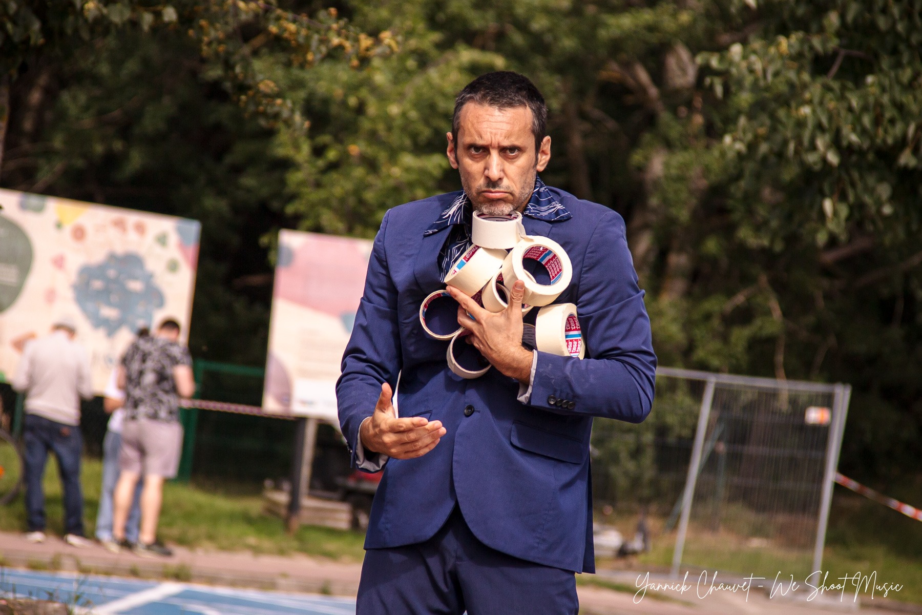 Emiliano Alessi from Spain, performing "Tei Tei", during Feta 2026 in Gdansk