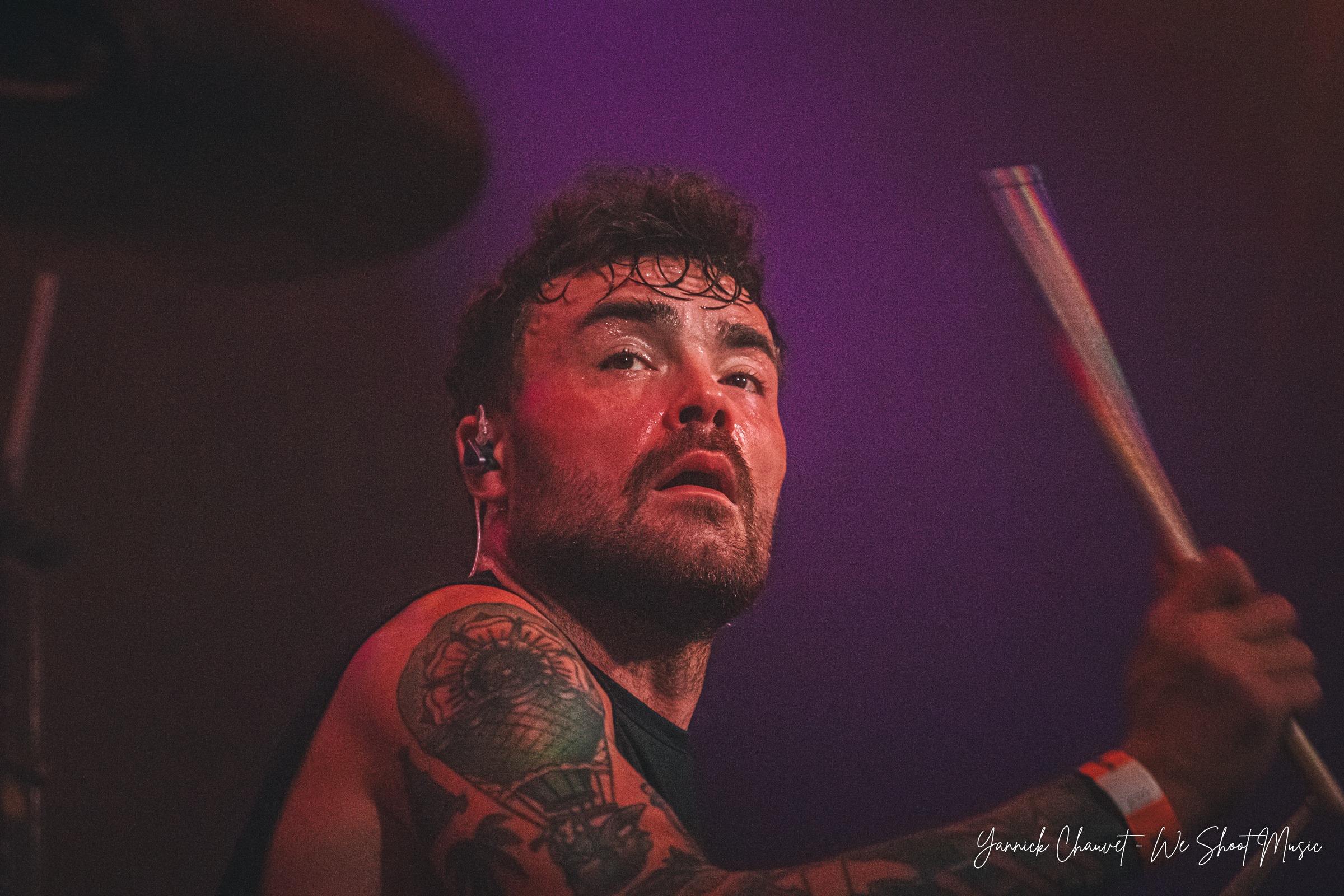 Danziger performing in Drizzly Grizzly, Gdansk