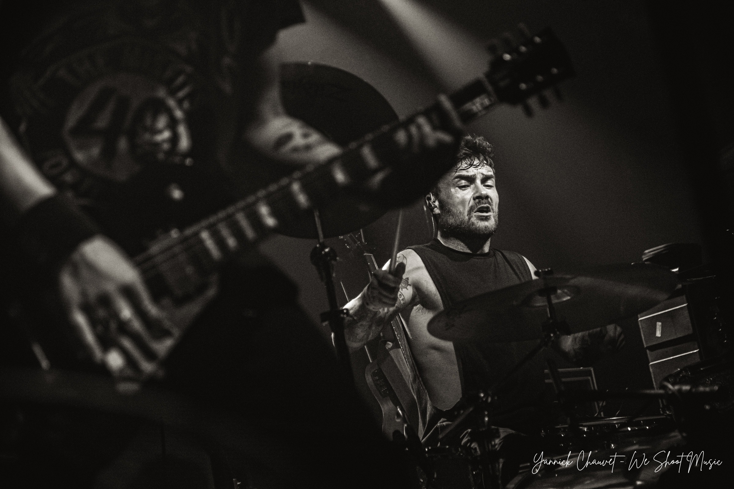 Danziger performing in Drizzly Grizzly, Gdansk